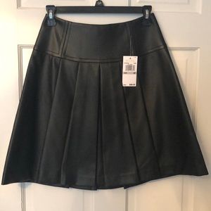 NWT Michael Kors Leather Skirt